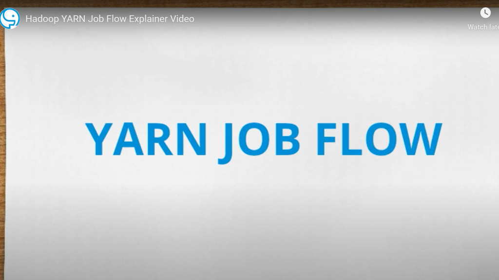 Hadoop YARN Job Flow